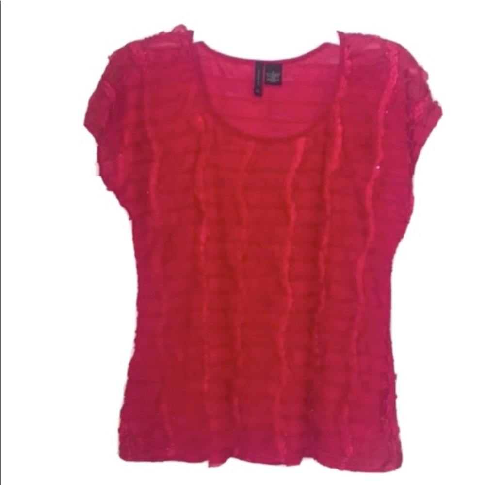 Girls New Directions Large Pink Blouse Shirt